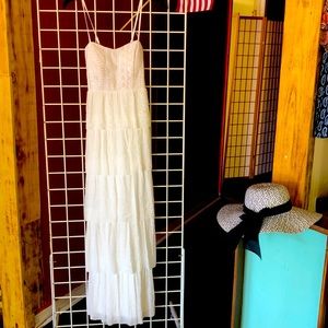 !!Sold!!Boho White Dress